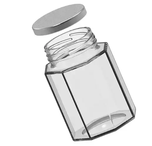 Octagonal Kitchen Jar 3D print model