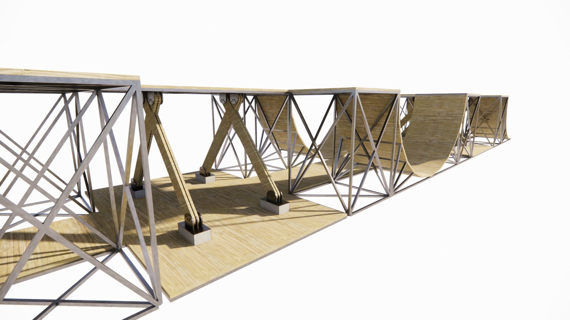 Skatepark-Skate Park PACK 3D model_11