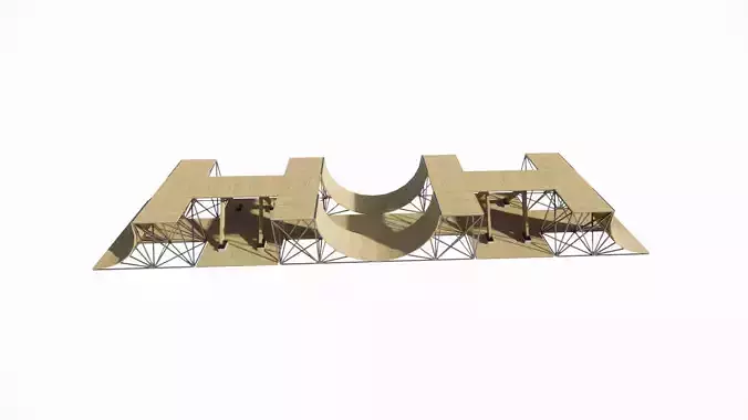 Skatepark-Skate Park PACK 3D model Skatepark-Skate Park PACK 3D model