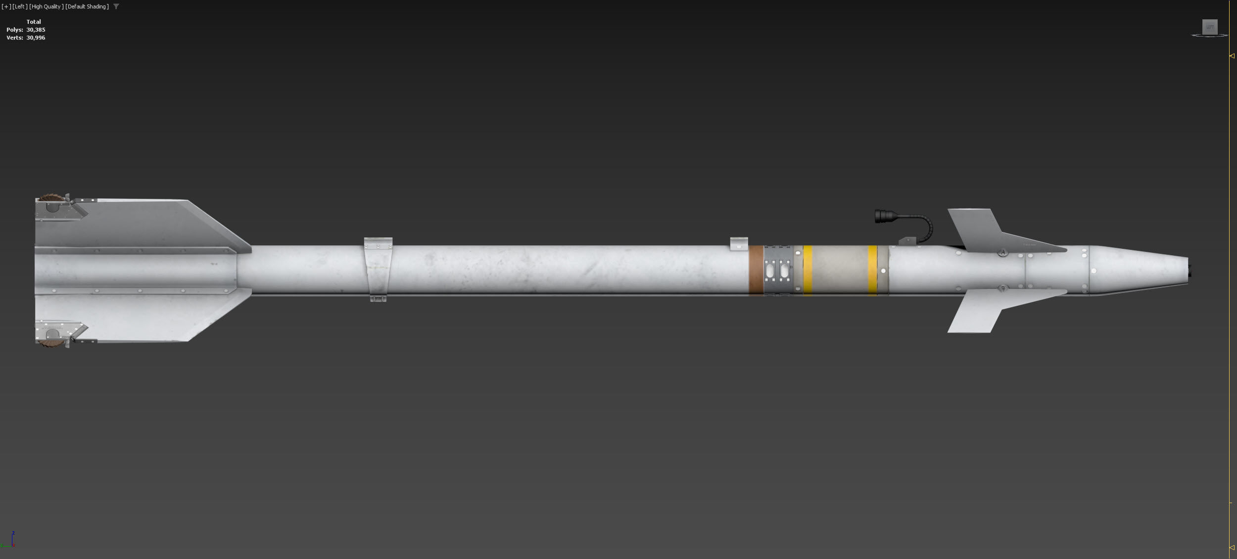 AIM-9P 3D model_11