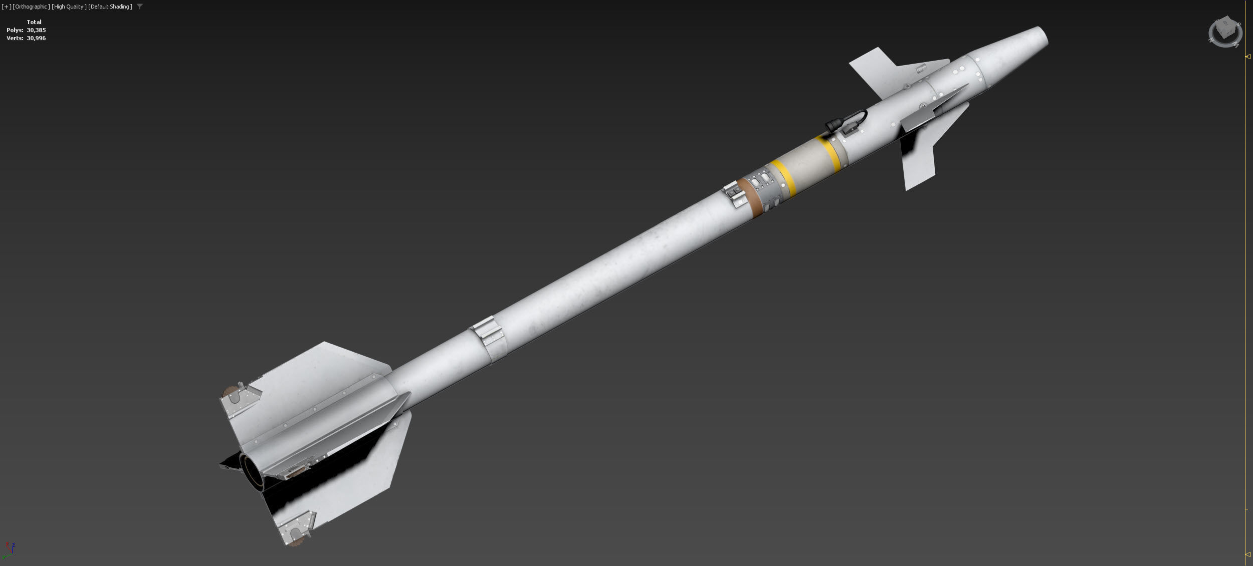 AIM-9P 3D model_5