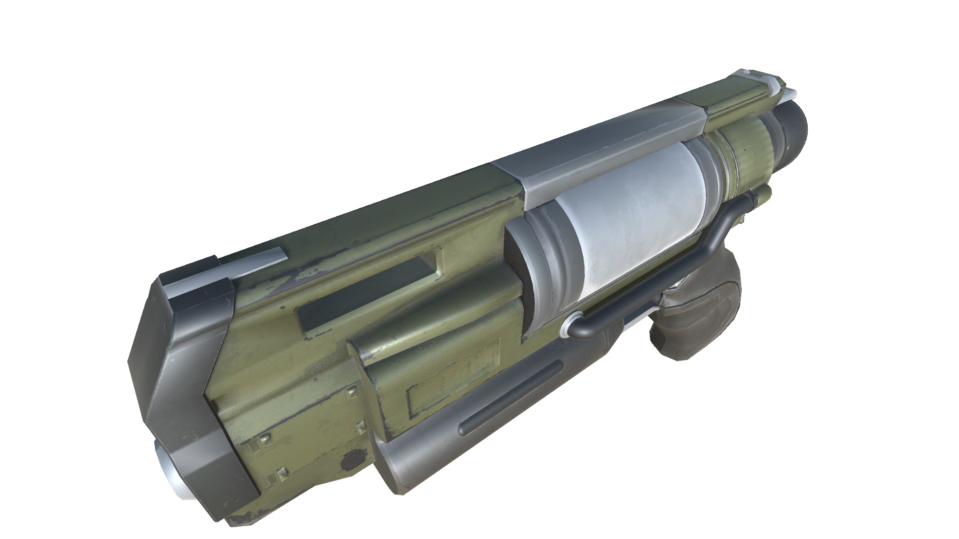 44-dartgun-auto-gun model 3d game ready model Low-poly 3D model Low-poly 3D model_5