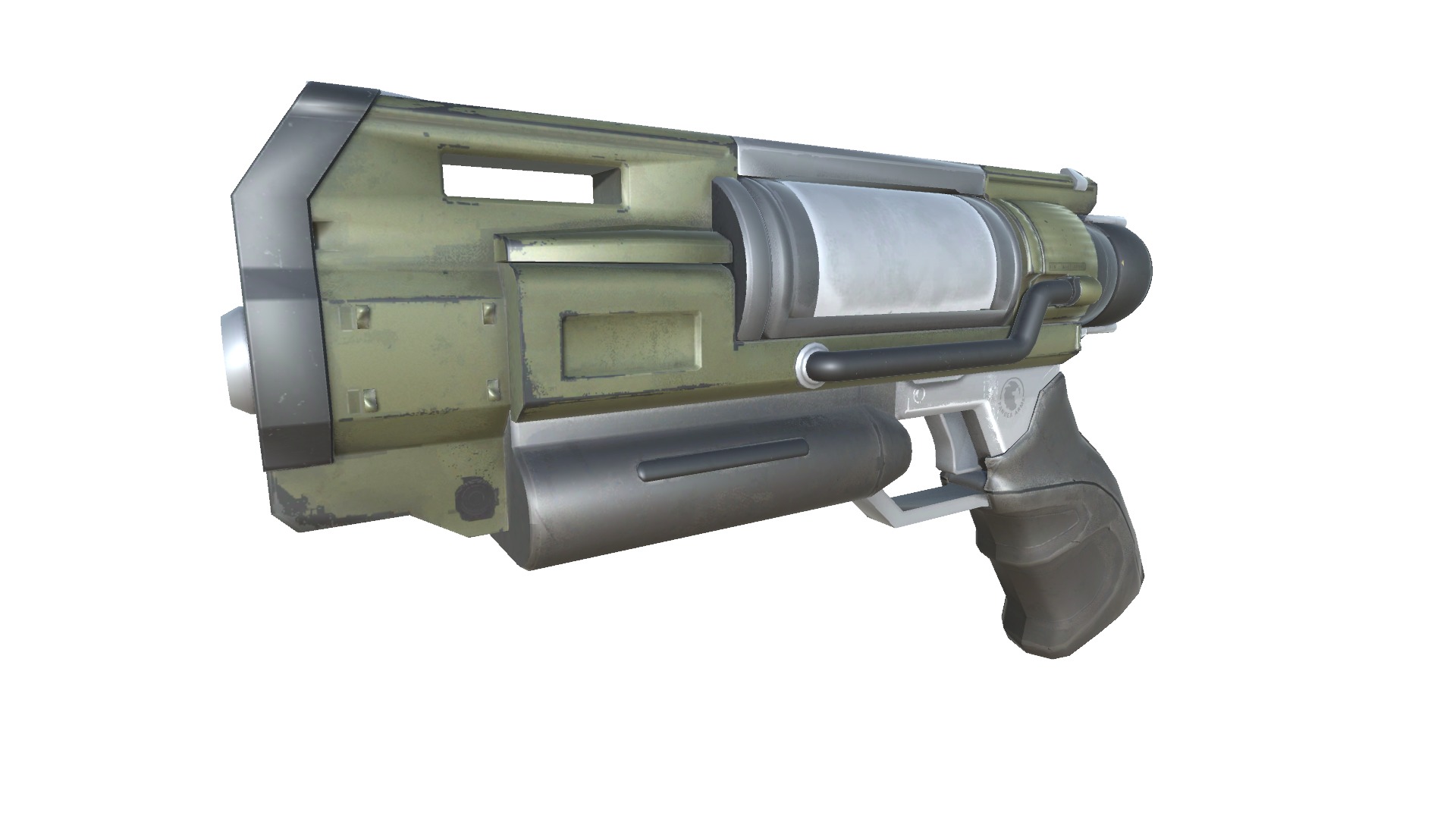 44-dartgun-auto-gun model 3d game ready model Low-poly 3D model Low-poly 3D model_18