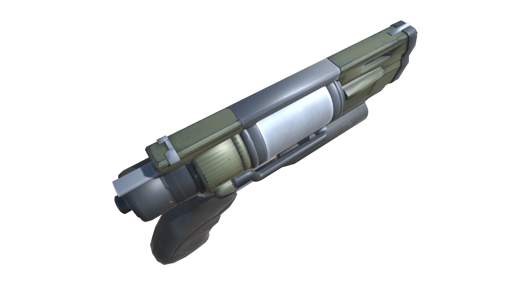 44-dartgun-auto-gun model 3d game ready model Low-poly 3D model Low-poly 3D model_15