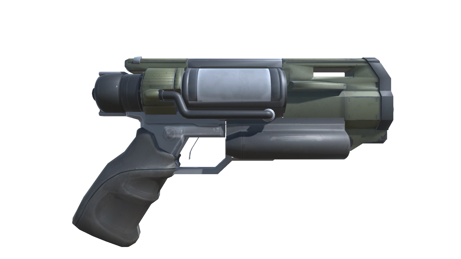 44-dartgun-auto-gun model 3d game ready model Low-poly 3D model Low-poly 3D model_1