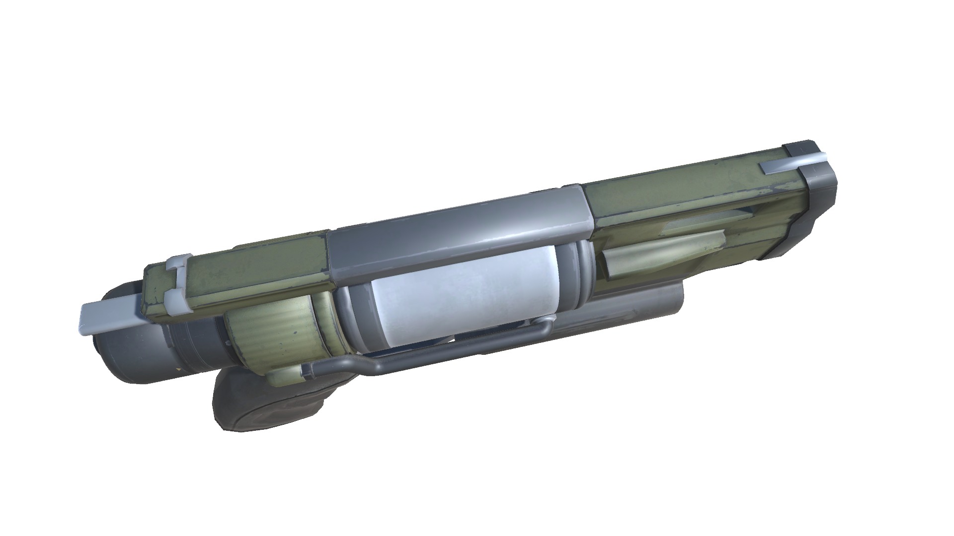 44-dartgun-auto-gun model 3d game ready model Low-poly 3D model Low-poly 3D model_16