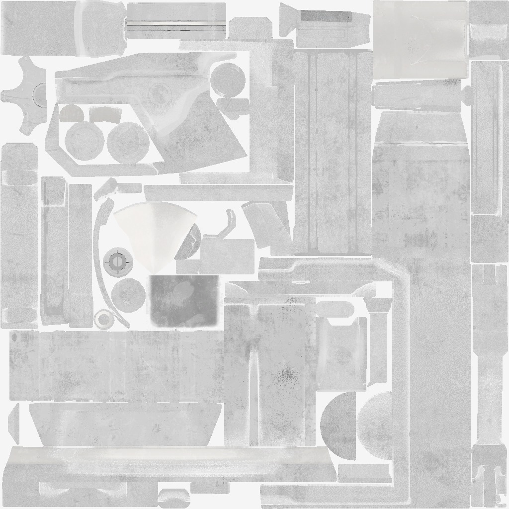 44-dartgun-auto-gun model 3d game ready model Low-poly 3D model Low-poly 3D model_21