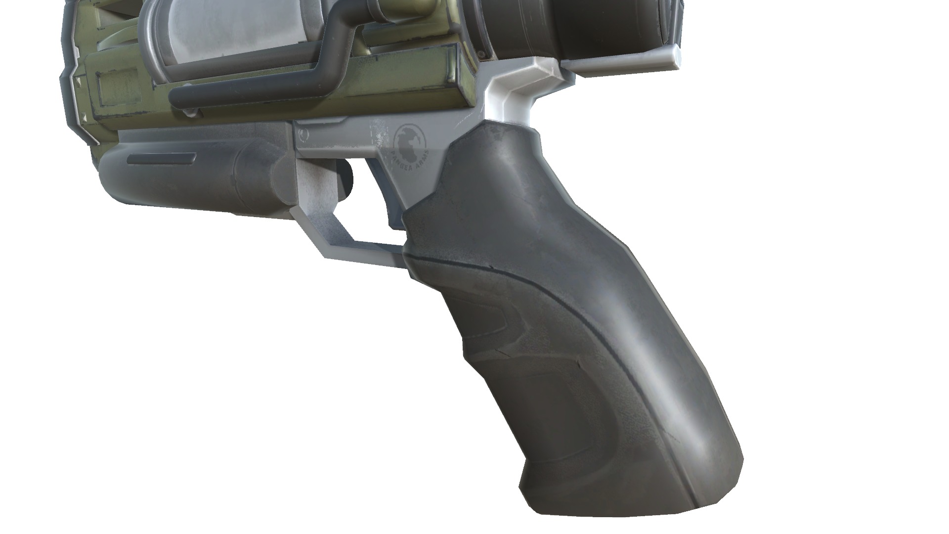 44-dartgun-auto-gun model 3d game ready model Low-poly 3D model Low-poly 3D model_8