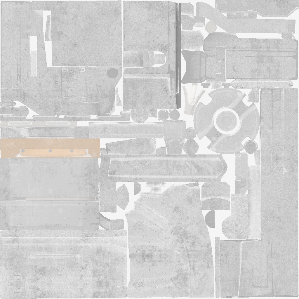 44-dartgun-auto-gun model 3d game ready model Low-poly 3D model Low-poly 3D model_29