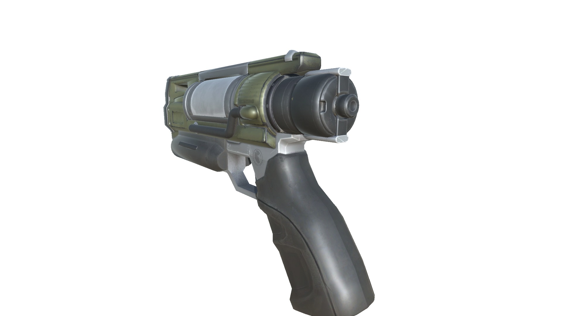 44-dartgun-auto-gun model 3d game ready model Low-poly 3D model Low-poly 3D model_6