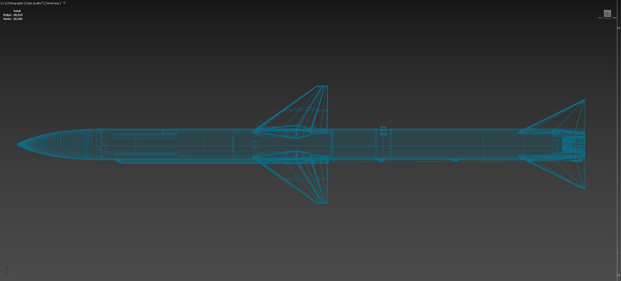 AIM-7 Sparrow 3D model_3