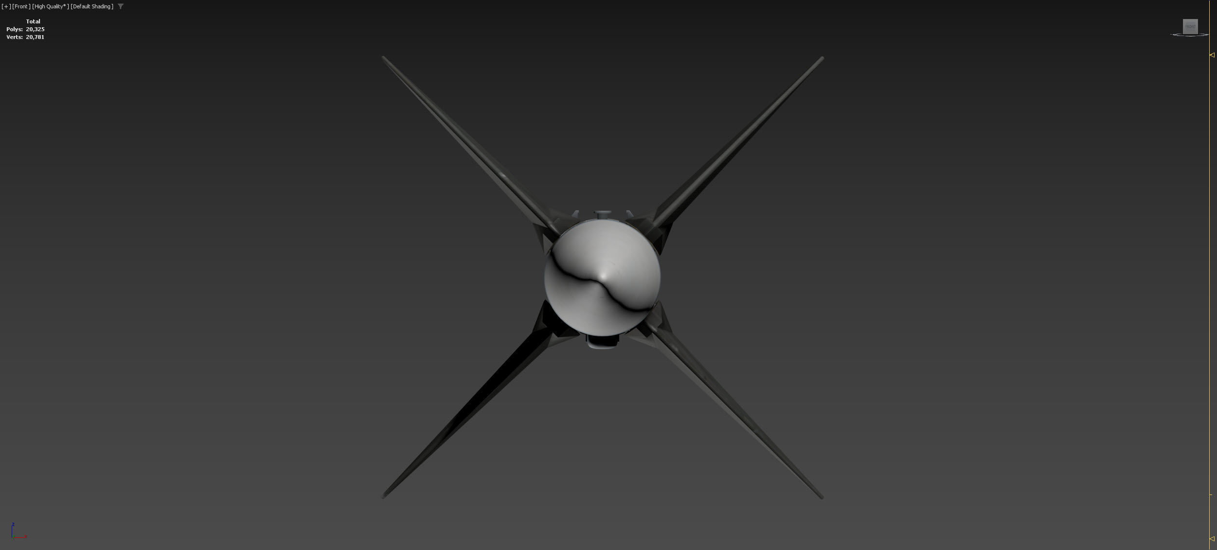 AIM-7 Sparrow 3D model_7