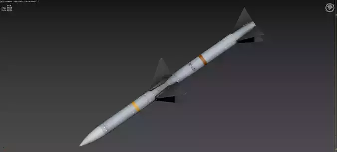 AIM-7 Sparrow 3D model