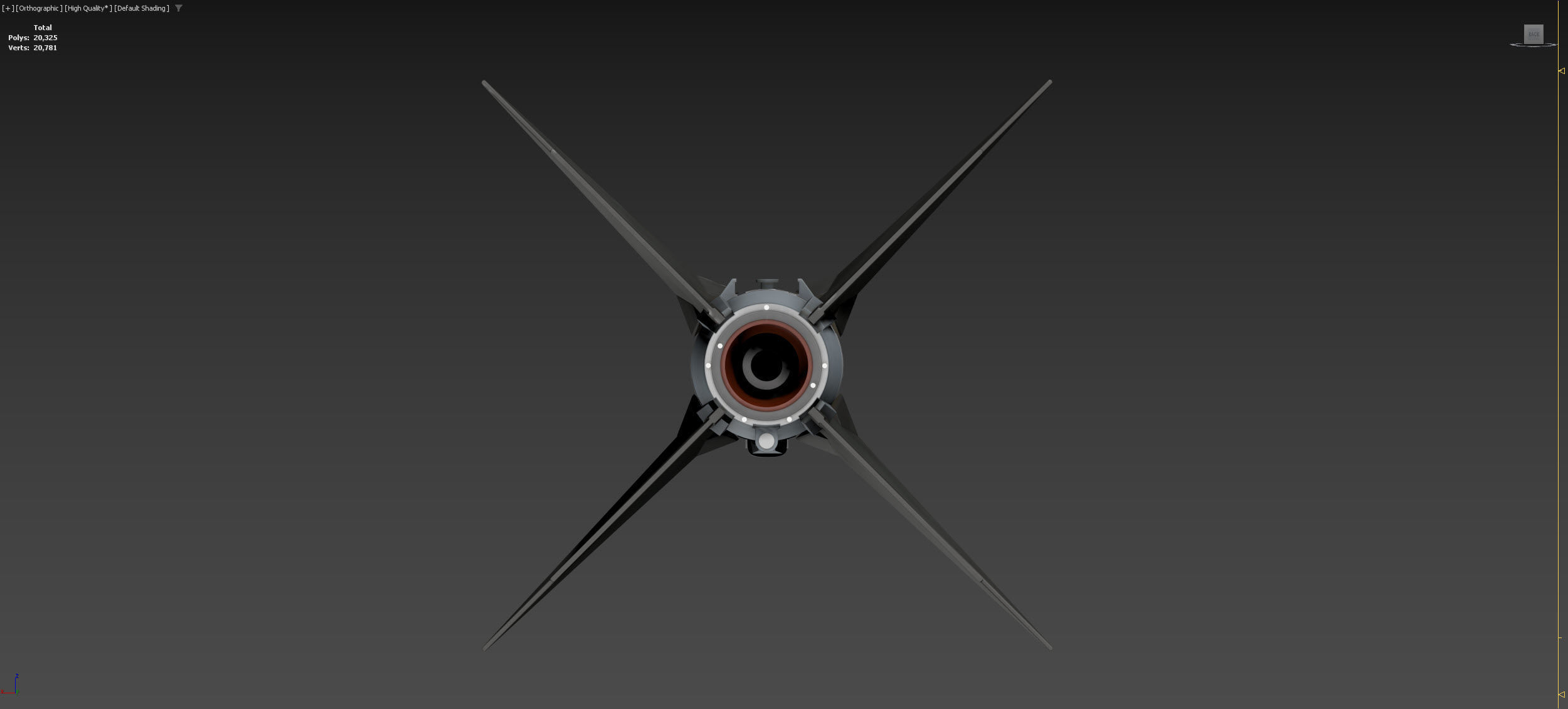 AIM-7 Sparrow 3D model_9