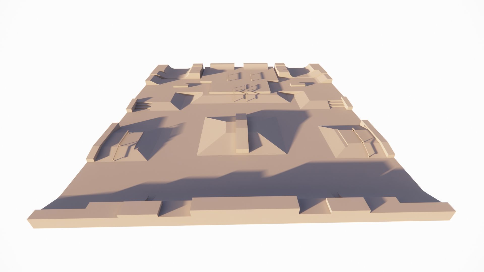Skatepark-Skate Park PACK 3D model_12