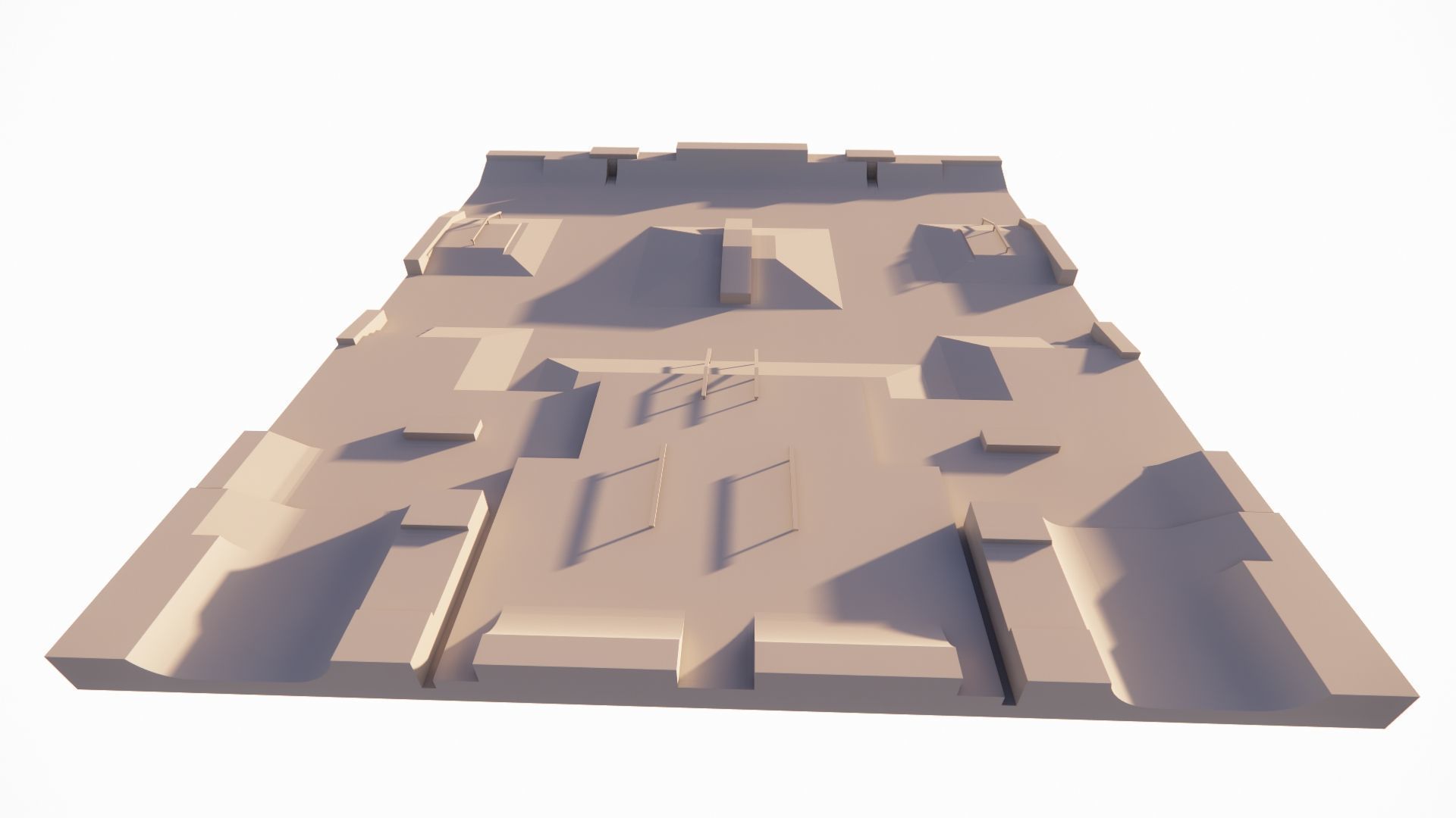 Skatepark-Skate Park PACK 3D model_14
