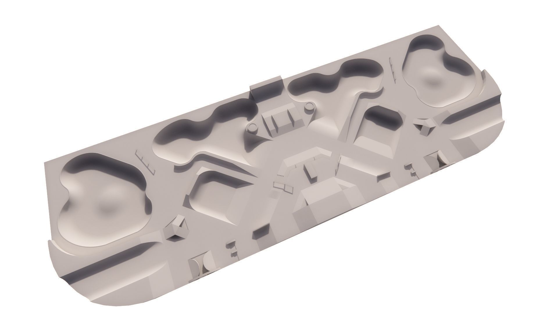 Skatepark-Skate Park PACK 3D model_2