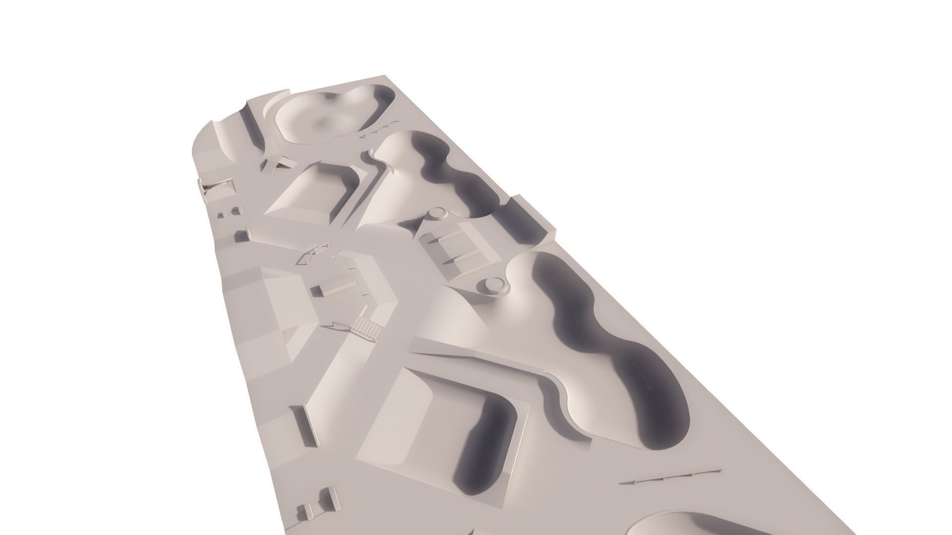 Skatepark-Skate Park PACK 3D model_3