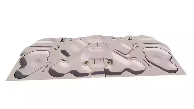 Skatepark-Skate Park PACK 3D model