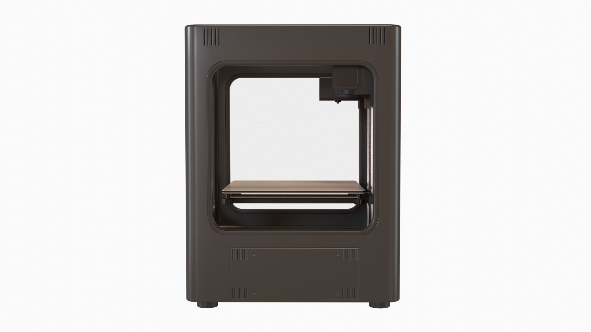 Enclosed FDM 3D Printer Low-poly 3D model_3