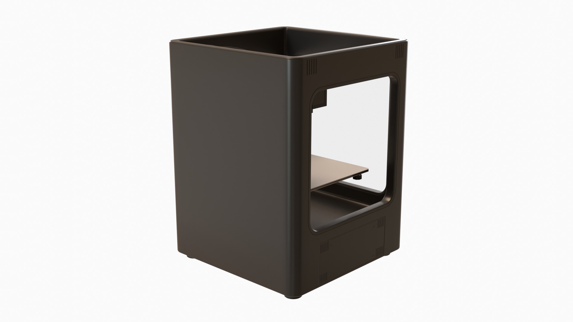 Enclosed FDM 3D Printer Low-poly 3D model_4