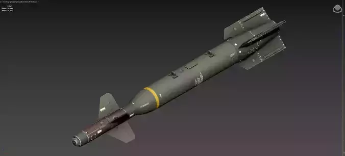 GBU-27 Paveway 3D model