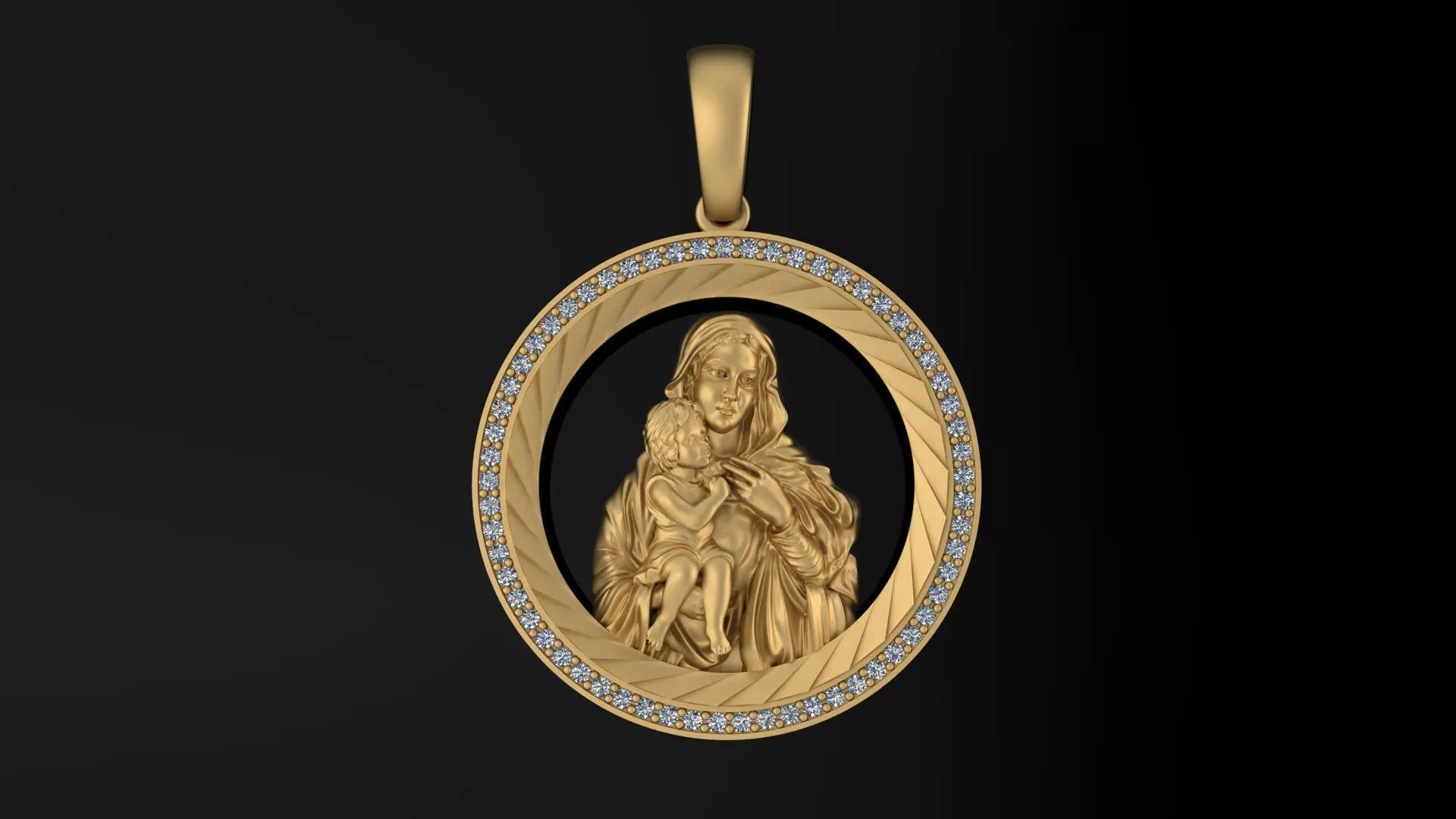 Mother Maria sculpture 3DM STL OBJ model for 3D printing and CNC 3D print model