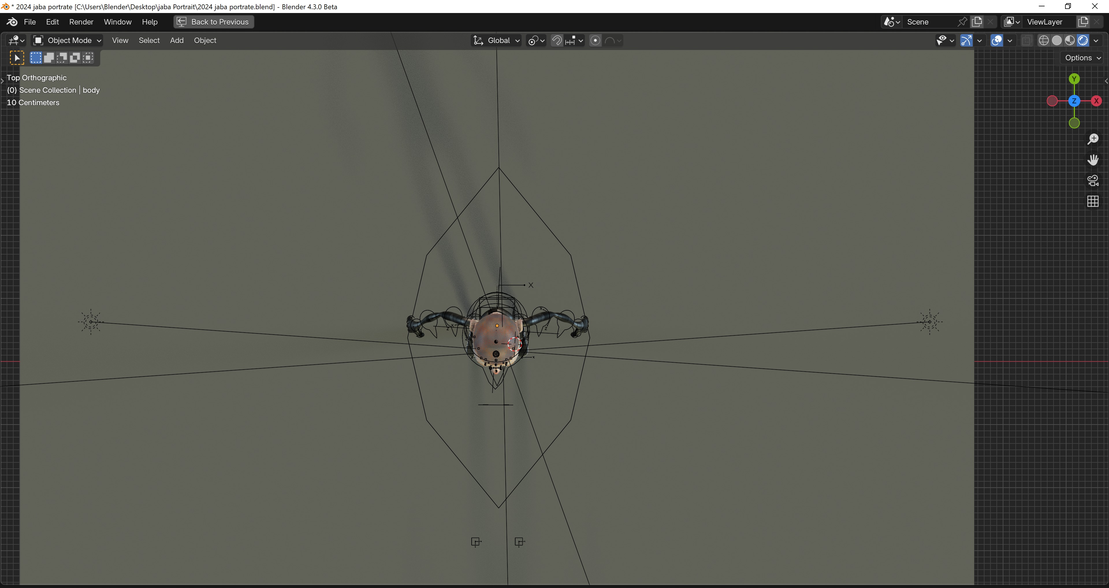 Advanced Character Rig for Blender Low-poly 3D model_10