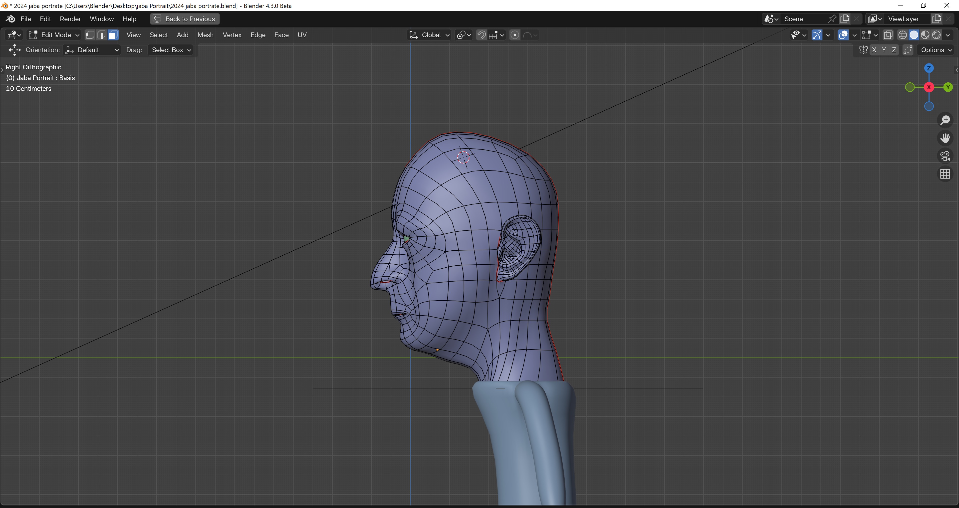 Advanced Character Rig for Blender Low-poly 3D model_14