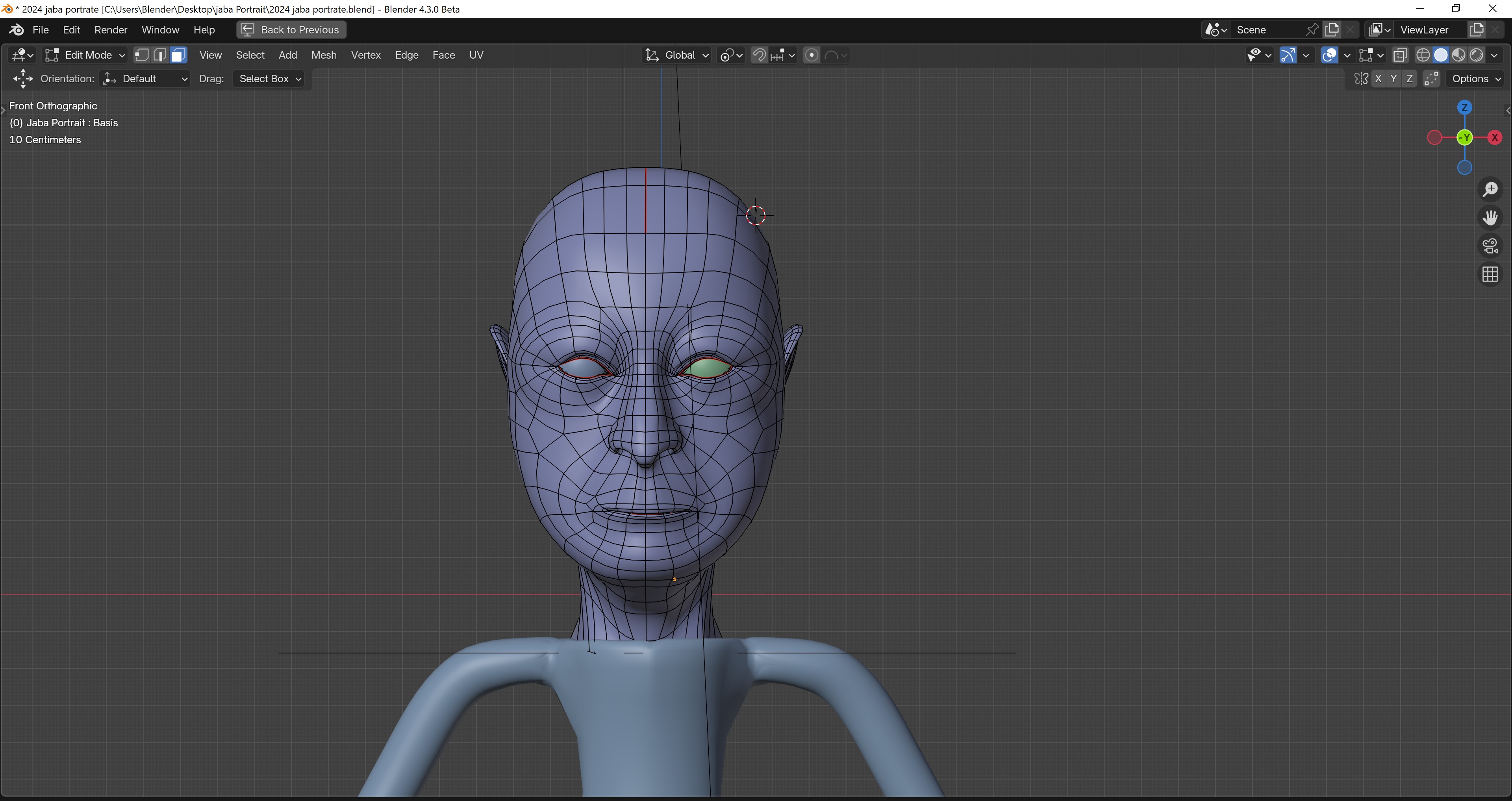 Advanced Character Rig for Blender Low-poly 3D model_13