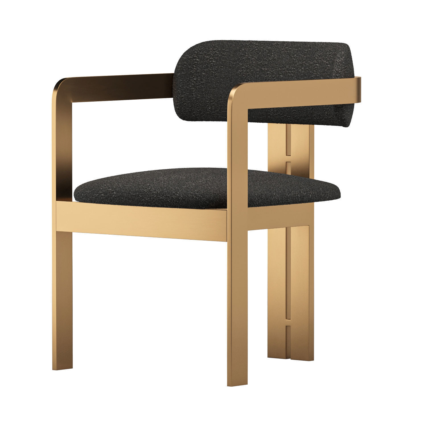 Dining Chair Donato and Dining Table Nathan - Dining set 06 3D model_3