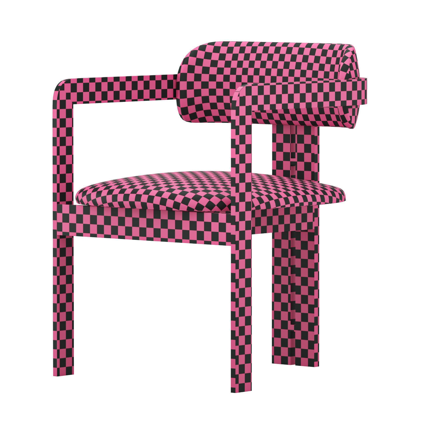 Dining Chair Donato and Dining Table Nathan - Dining set 06 3D model_7