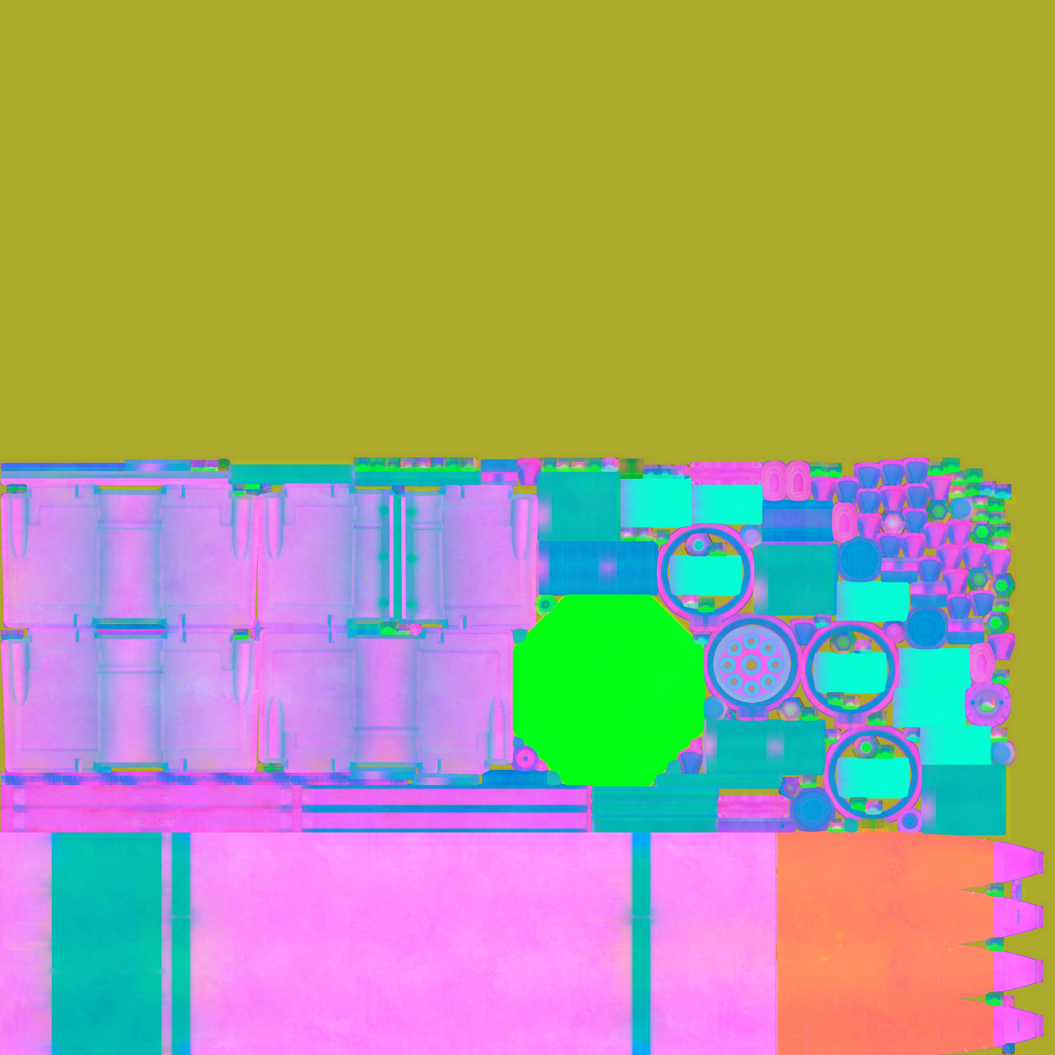 HVAR - High Velocity Aircraft Rocket 3D model_13