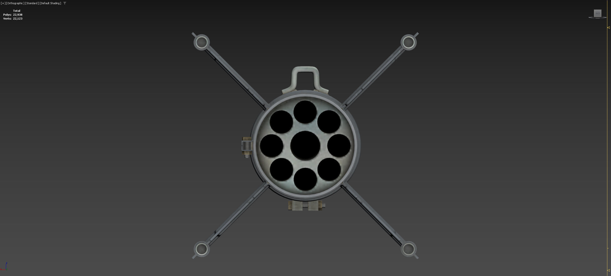 HVAR - High Velocity Aircraft Rocket 3D model_9