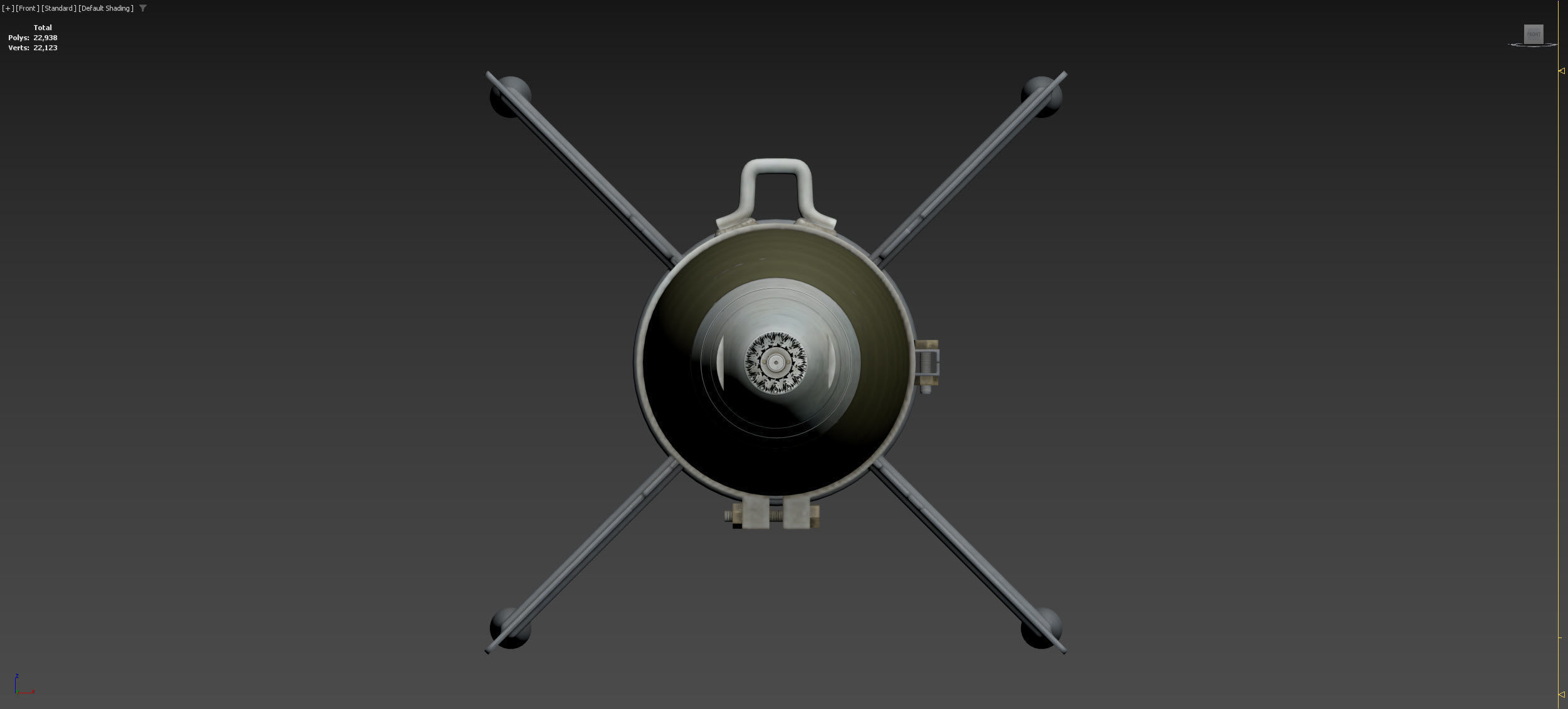 HVAR - High Velocity Aircraft Rocket 3D model_7