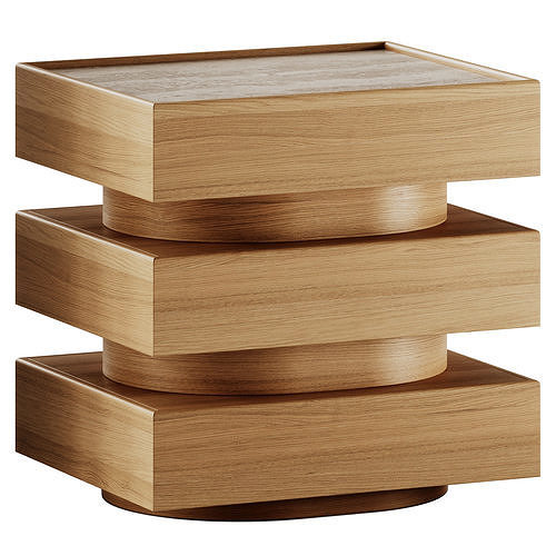 Soho Home Flynn Side Table 3D model