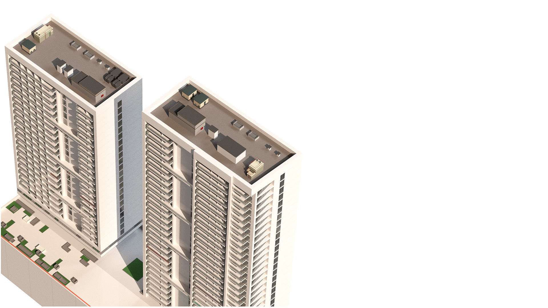 Bloom Heights tower in Jumeirah Village circle Dubai 3D model_6