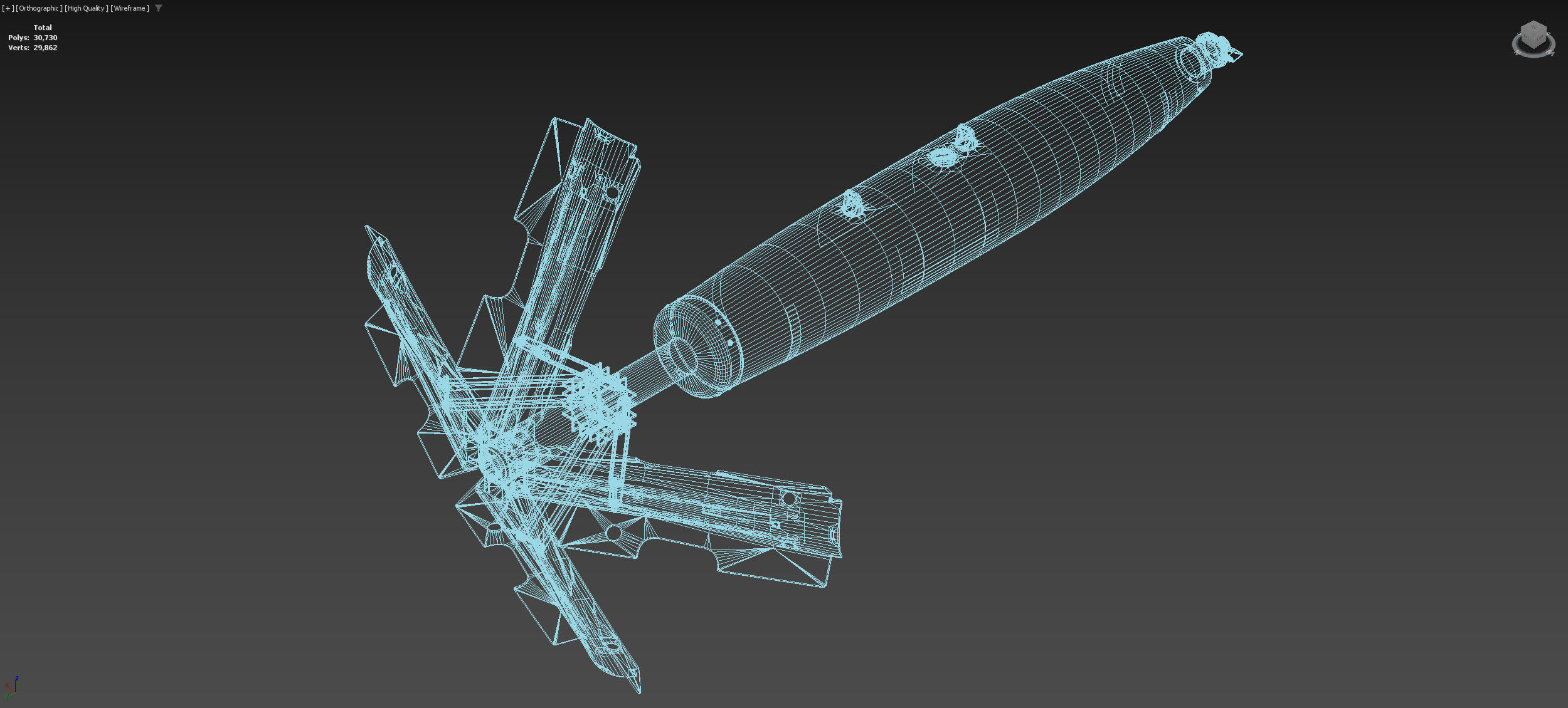 MK-82 SNAKEYE 3D model_7
