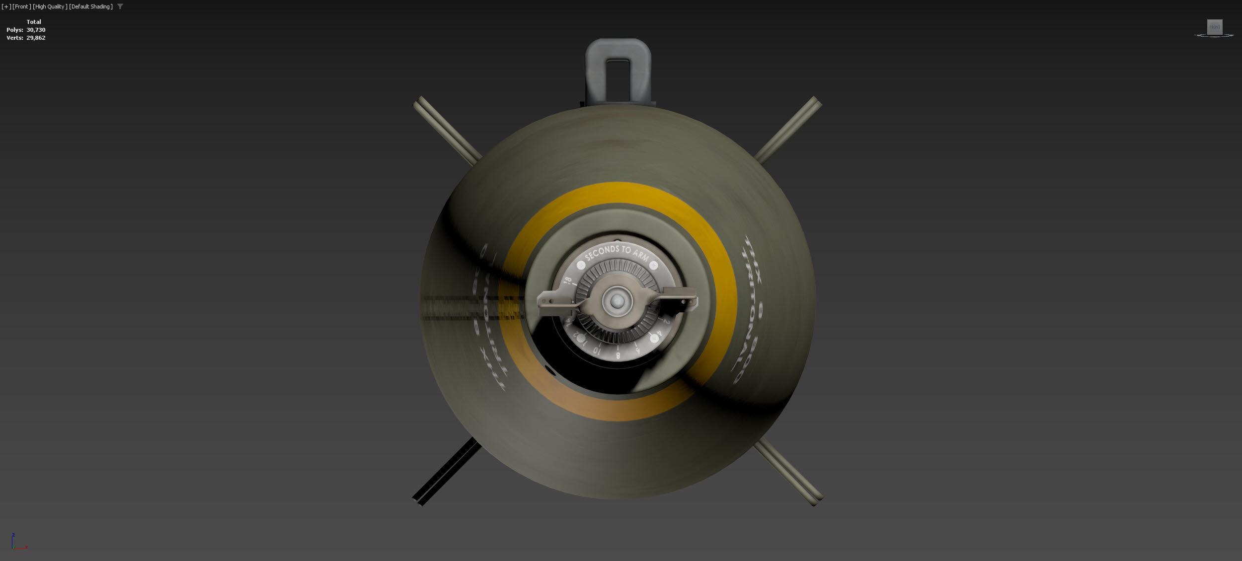 MK-82 SNAKEYE 3D model_8