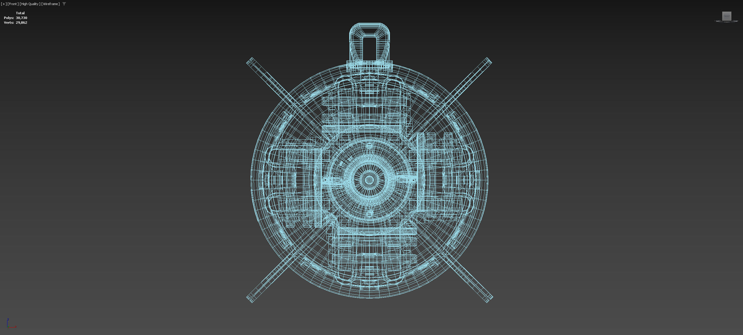MK-82 SNAKEYE 3D model_9