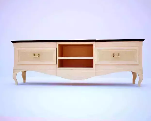 Sleek elegance TV stand by Modenese 3D model