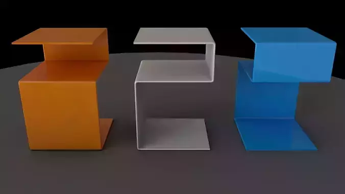 Futuristic Side Table 009