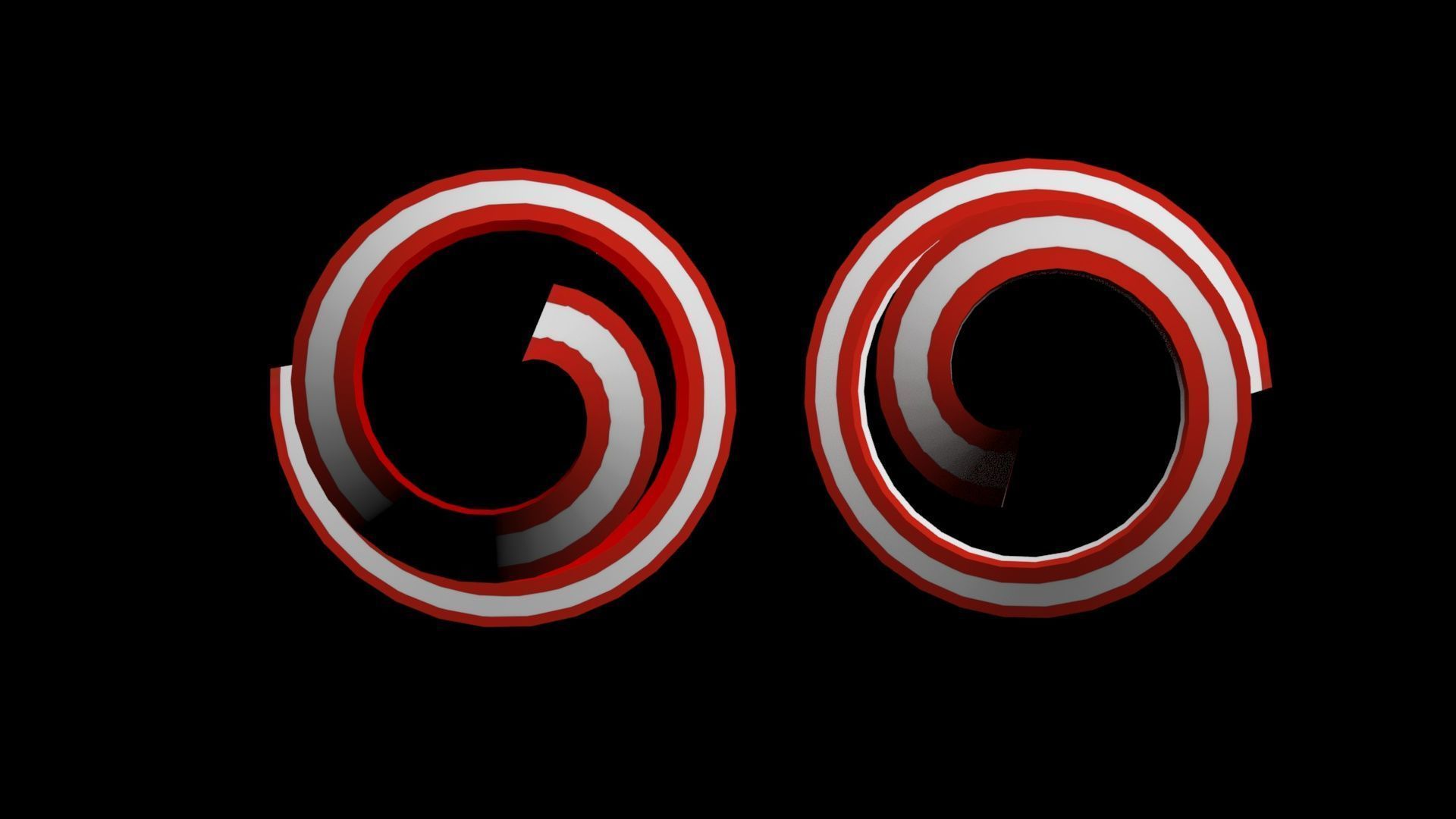 Austria Flag helix 3D model_27