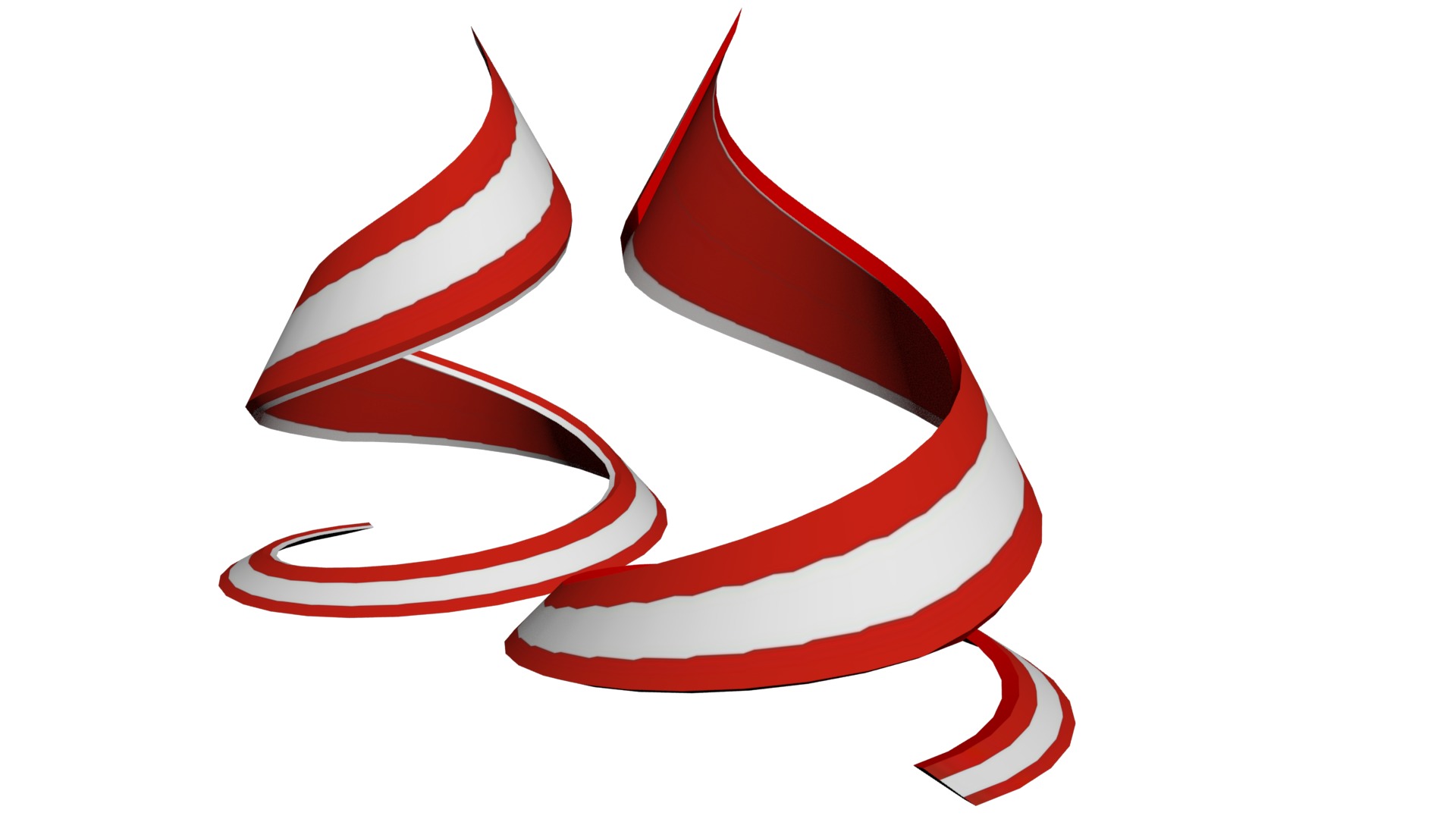 Austria Flag helix 3D model_16