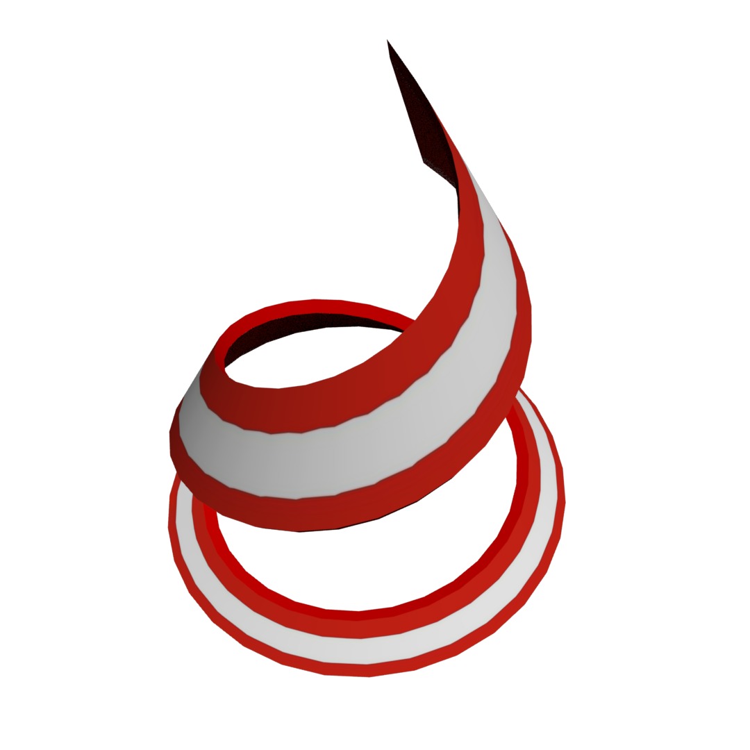 Austria Flag helix 3D model_4