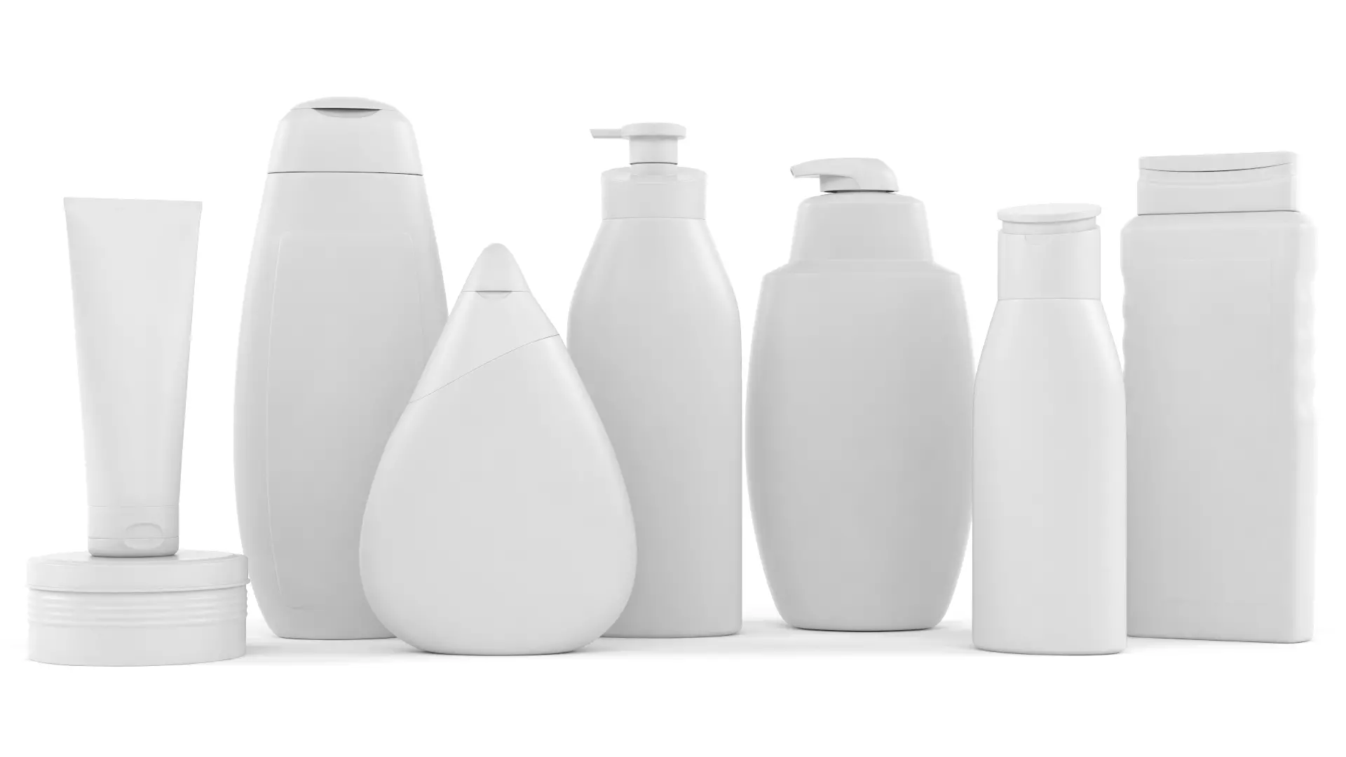 Plastic Bottle Collection 3D model_0