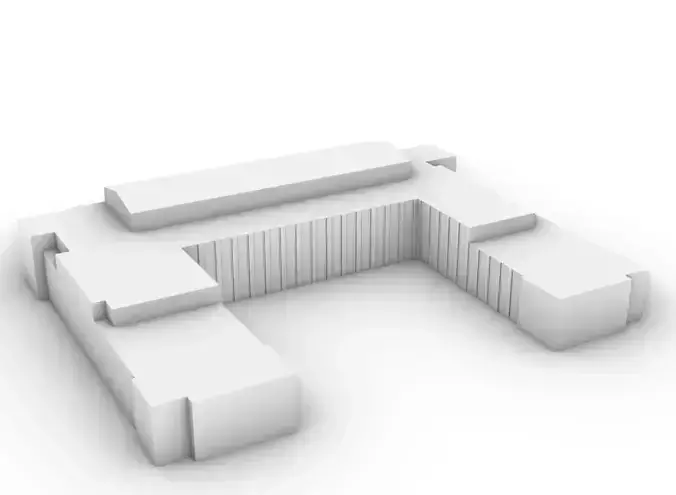 Neoclassical Municipal City Hall Building