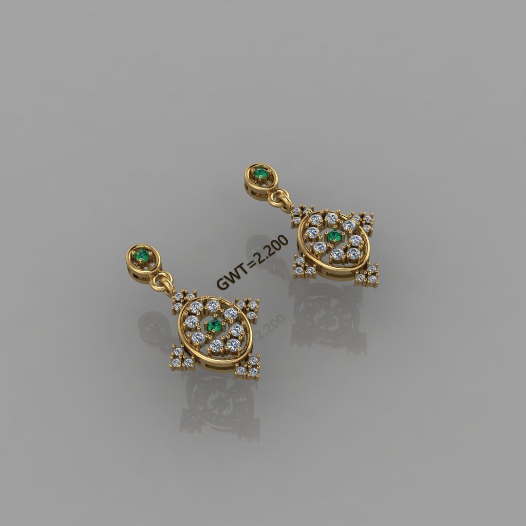FASION EARING  3D model_2