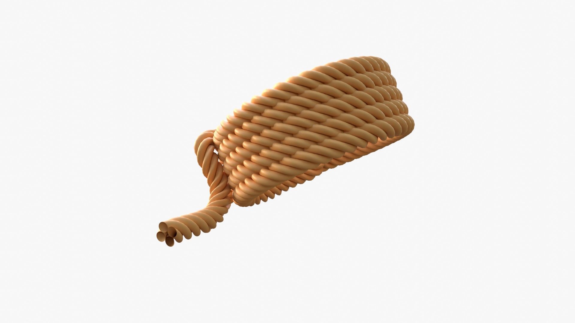 Climbing Rope 3D model_5