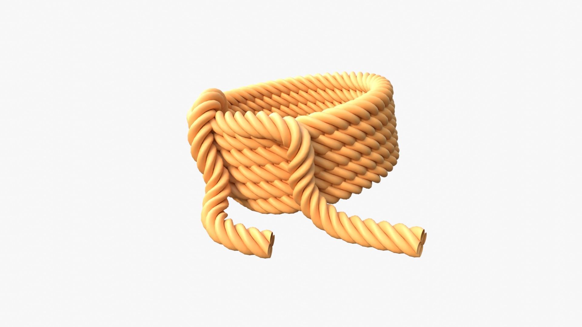 Climbing Rope 3D model_1